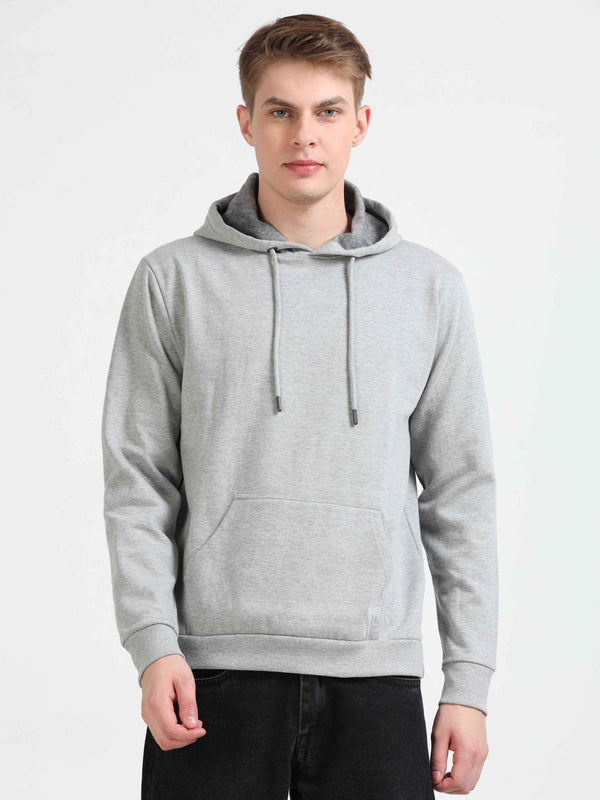 Classic Unisex Hoodie Gray Melange