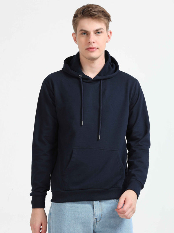 Classic Unisex Hoodie Navy Blue