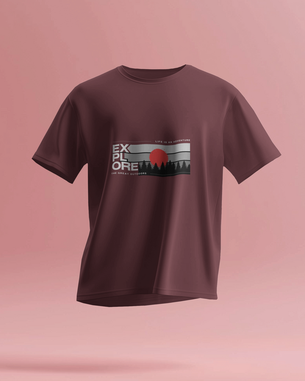 Explore Graphic Printed T-Shirt