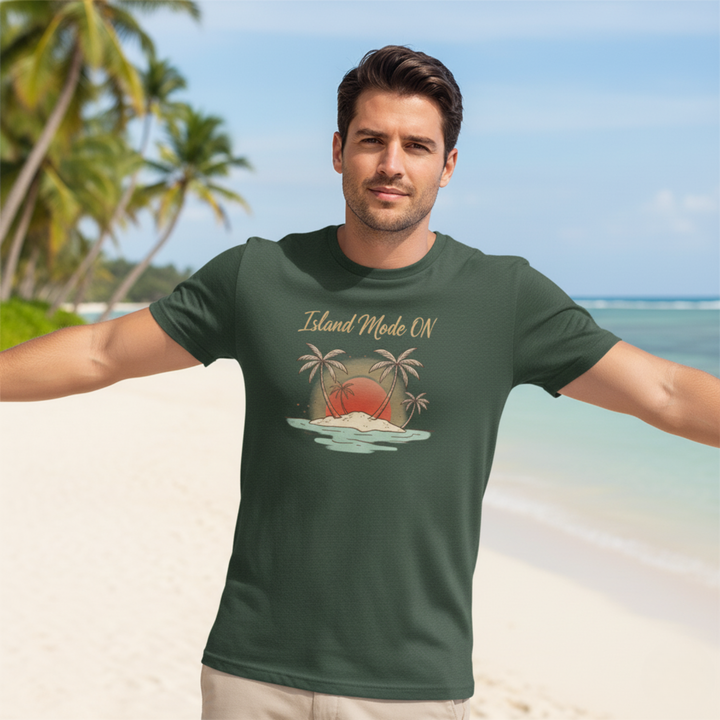 Men’s Graphic Printed T-Shirt – Island Vibes | Fashvynz - Fashvynz