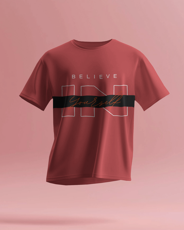 Believe in Yourself Graphic Printed T-Shirt