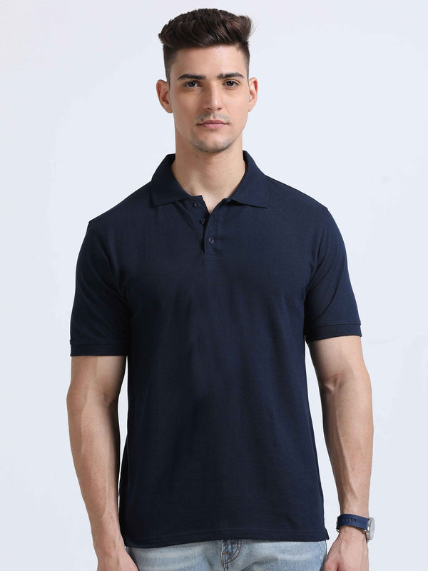 Classic Polo T-shirts Navy Blue