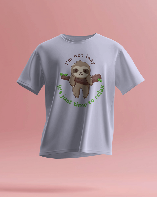 I'm Not Lazy Graphic Printed T-Shirt