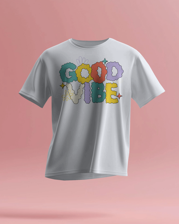 Good Vibe Graphic Printed T-Shirt